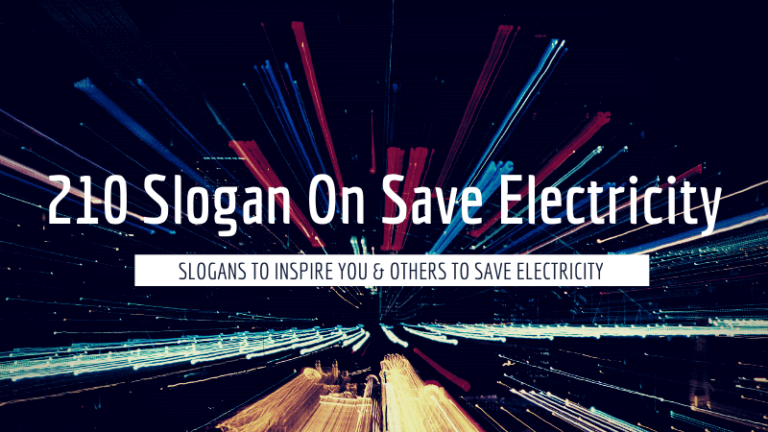 210 Save Electricity Slogans | Save Electricity Tips - Lets Save ...