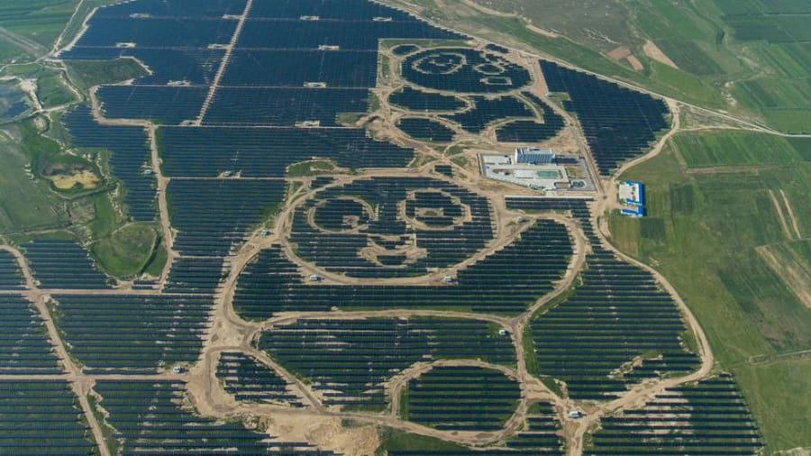 datong-solar-plant-panda-solar-plant-china
