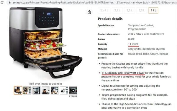 Air Fryer Power Consumption Calculator - Lets Save Electricity