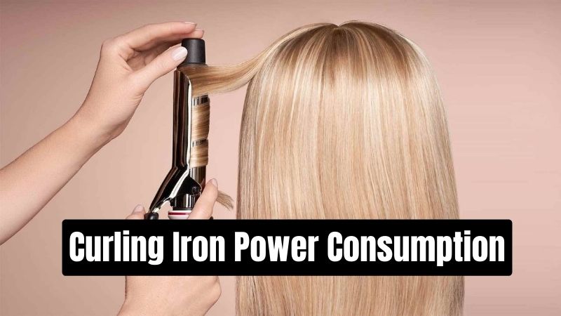 curling iron power consumption