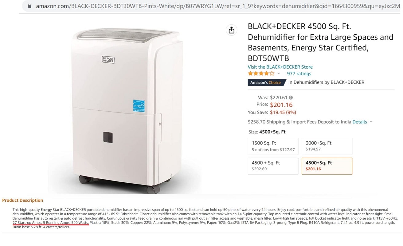 Dehumidifier Power Consumption Calculator Lets Save Electricity