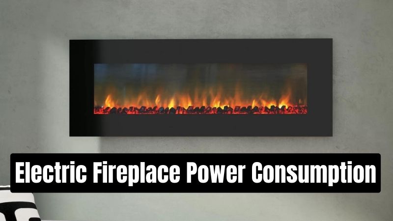 electric fire place power consumption