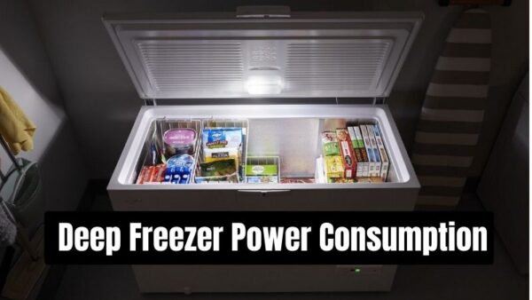deep freezer power consumption