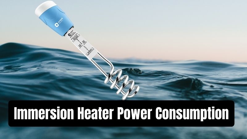 electric immersion water heater power consumption