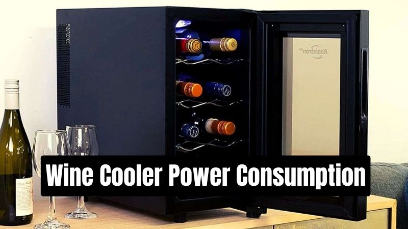 wine cooler power consumption