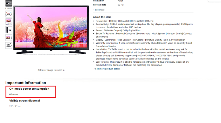 Photo inspiration: Gallery Detail: Smart TV Power Consumption Calculator